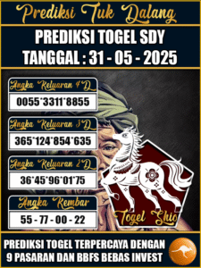 Prediksi Togel Pasaran SYDNEY Hari ini – Sabtu 31 Mei 2025