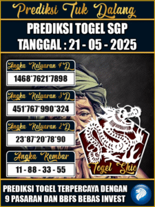 Prediksi Togel Pasaran SINGAPORE Hari ini – Rabu 21 Mei 2025
