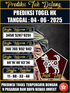 Prediksi Togel Pasaran HONGKONG Hari ini – Rabu 04 Juni 2025
