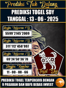 Prediksi Togel Pasaran SYDNEY Hari ini – Jumat 13 Juni 2025