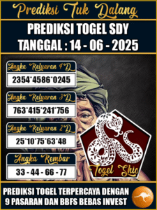 Prediksi Togel Pasaran SYDNEY Hari ini – Sabtu 14 Juni 2025