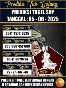 Prediksi Togel Pasaran SYDNEY Hari ini – Kamis 05 Juni 2025