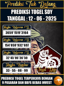 Prediksi Togel Pasaran SYDNEY Hari ini – Kamis 12 Juni 2025