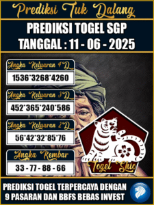 Prediksi Togel Pasaran SINGAPORE Hari ini – Rabu 11 Juni 2025